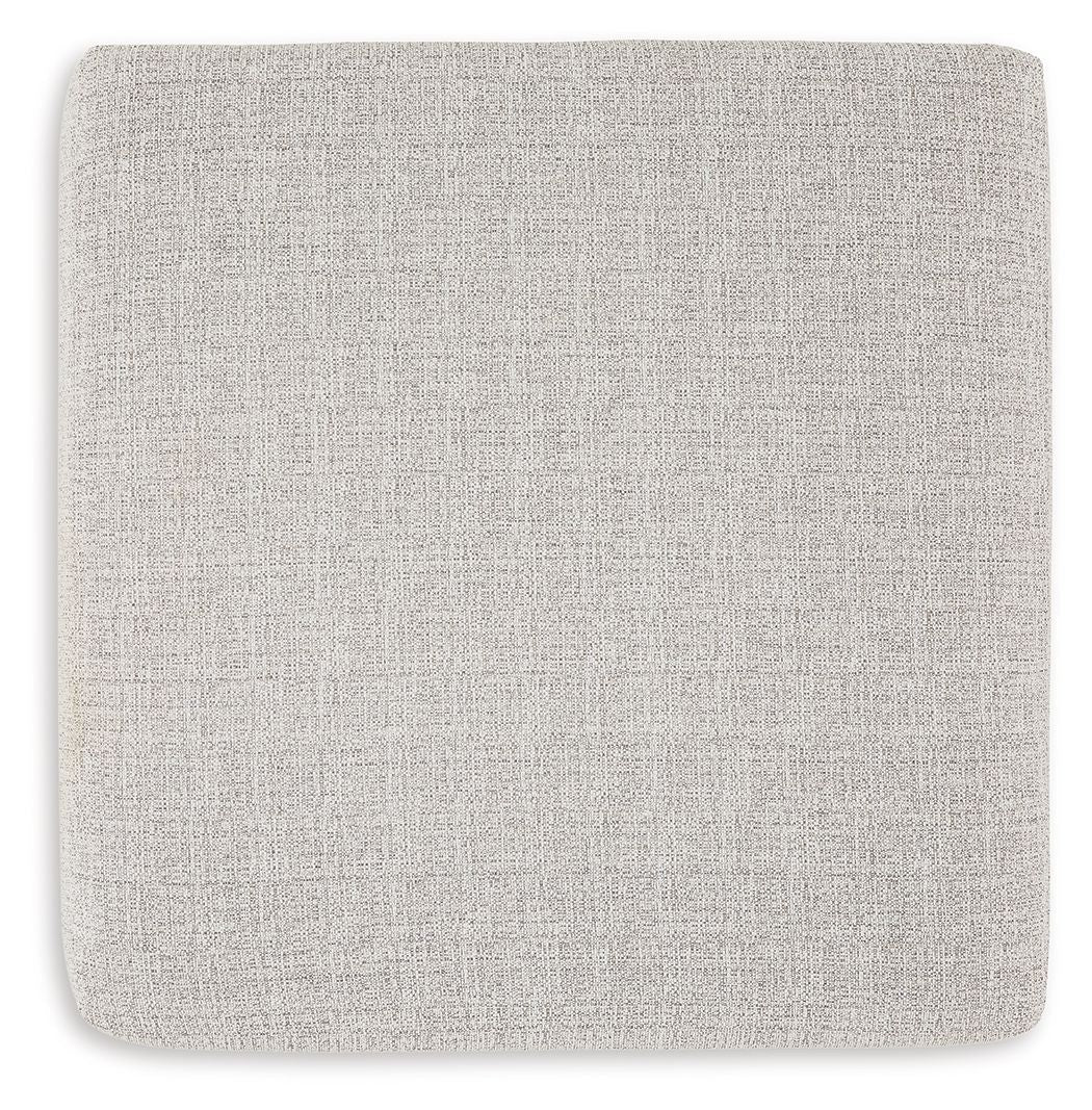 Ashley® Larce - Stone - Oversized Accent Ottoman | Meri Furniture