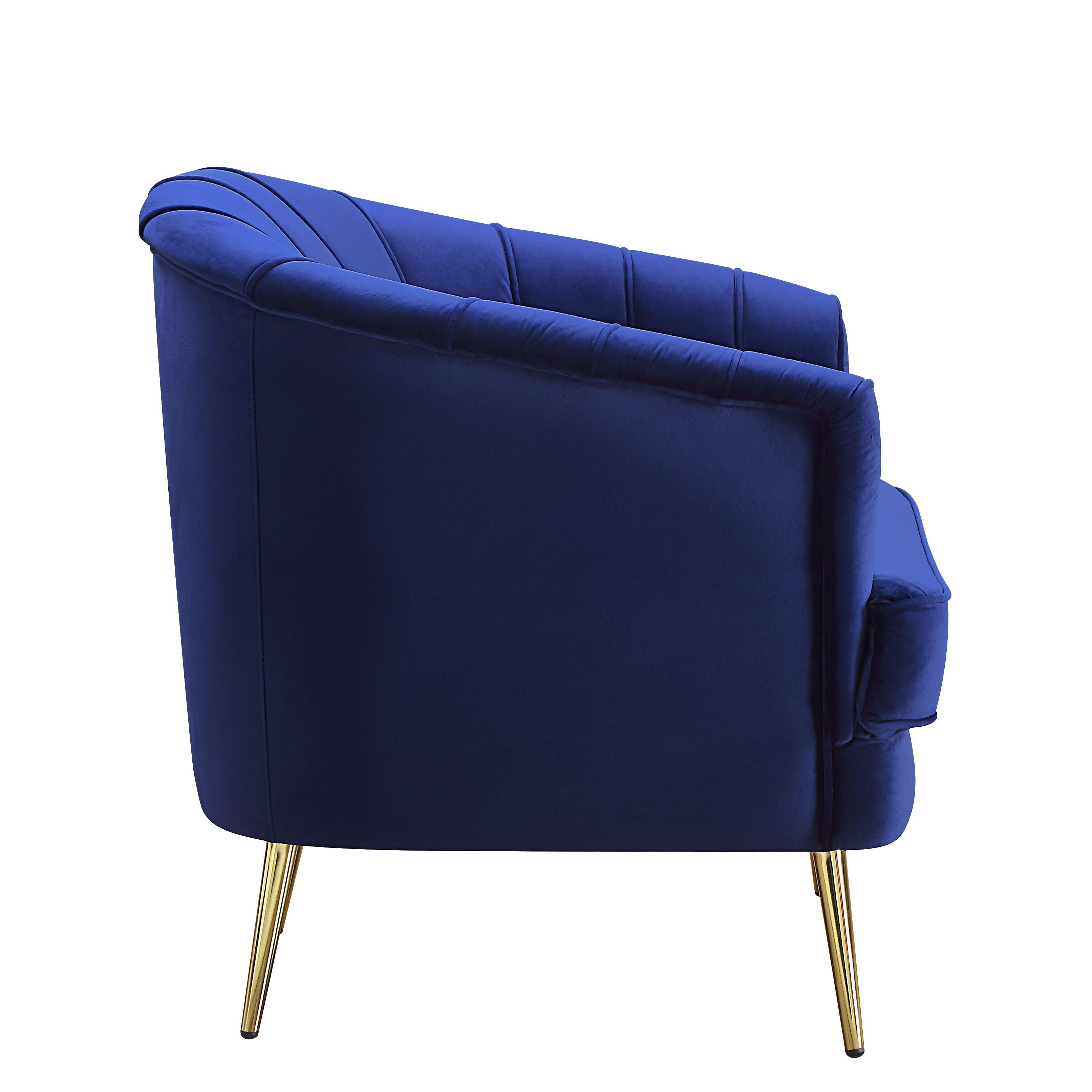 ACME Eivor - Sofa - Blue Velvet | Meri Furniture