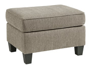Ashley Furniture Shewsbury - Pewter - Ottoman | Meri Furniture