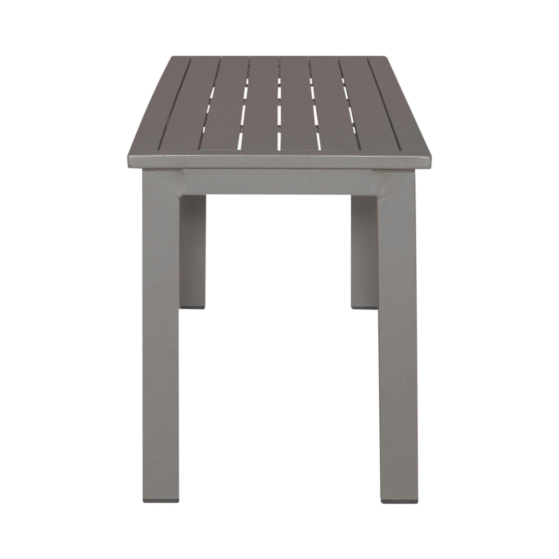 Liberty Furniture Plantation Key - Outdoor Dining Bench - Granite | Meri Furniture