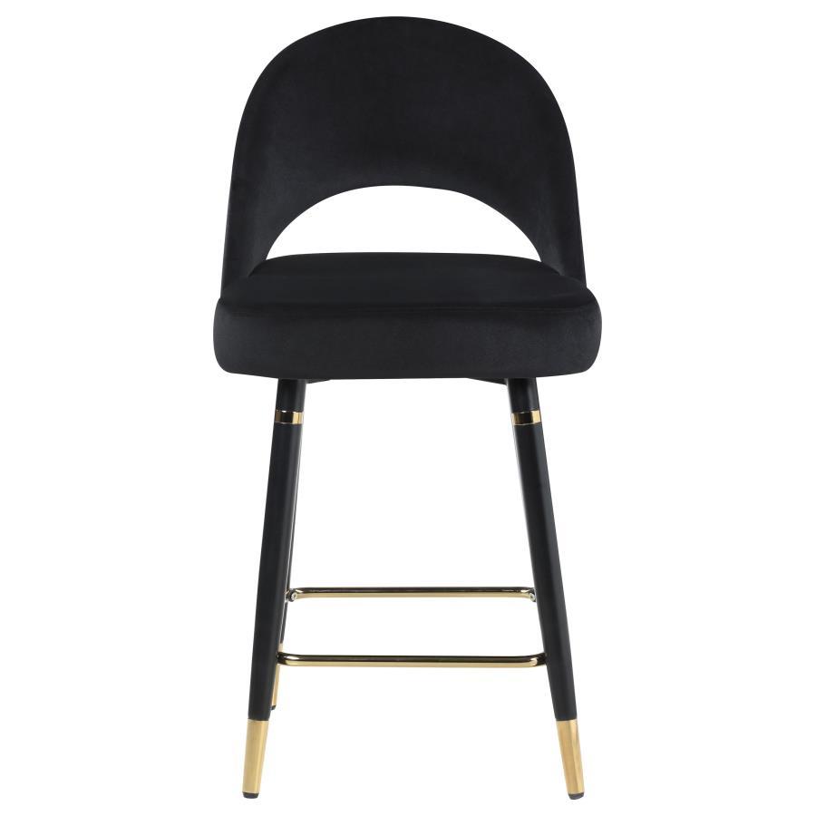 Coaster Fine Furniture Lindsey - Velvet Upholstered Counter Chair (Set of 2) | Meri Furniture