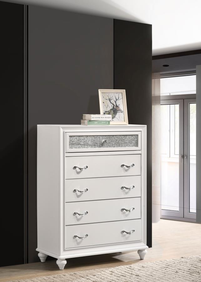 Coaster Fine Furniture Barzini - 5-Drawer Bedroom Chest | Meri Furniture