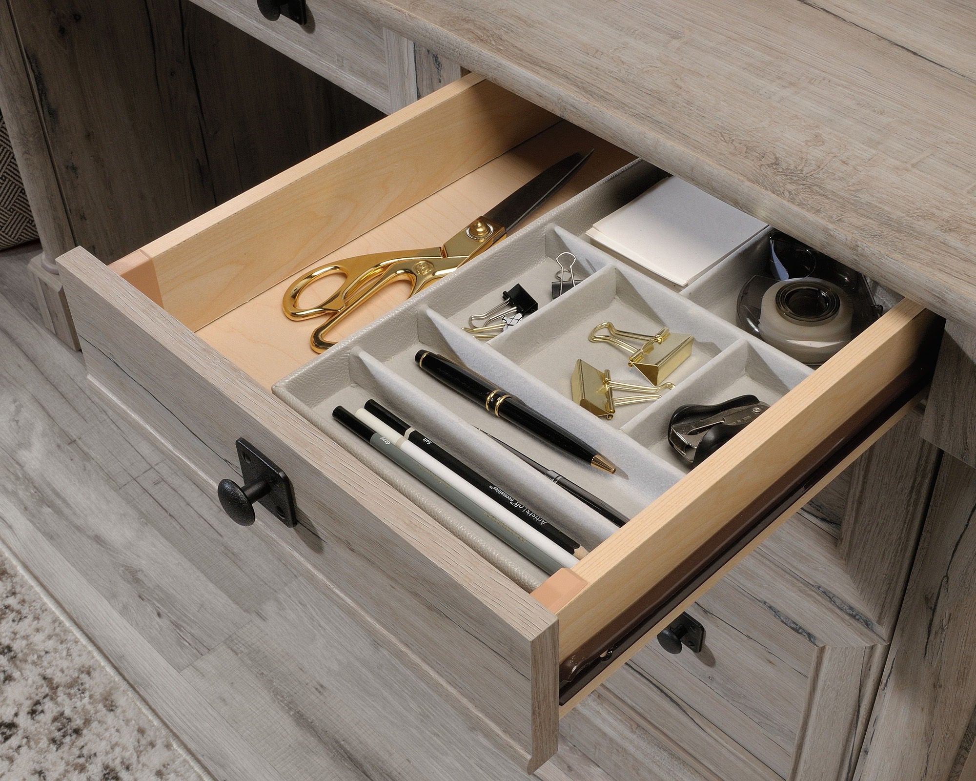 Computer Desk in Split Oak