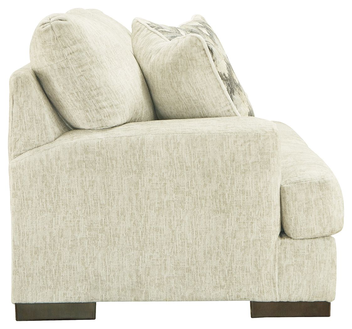 Signature Design by Ashley® Caretti - Parchment - Loveseat | Meri Furniture