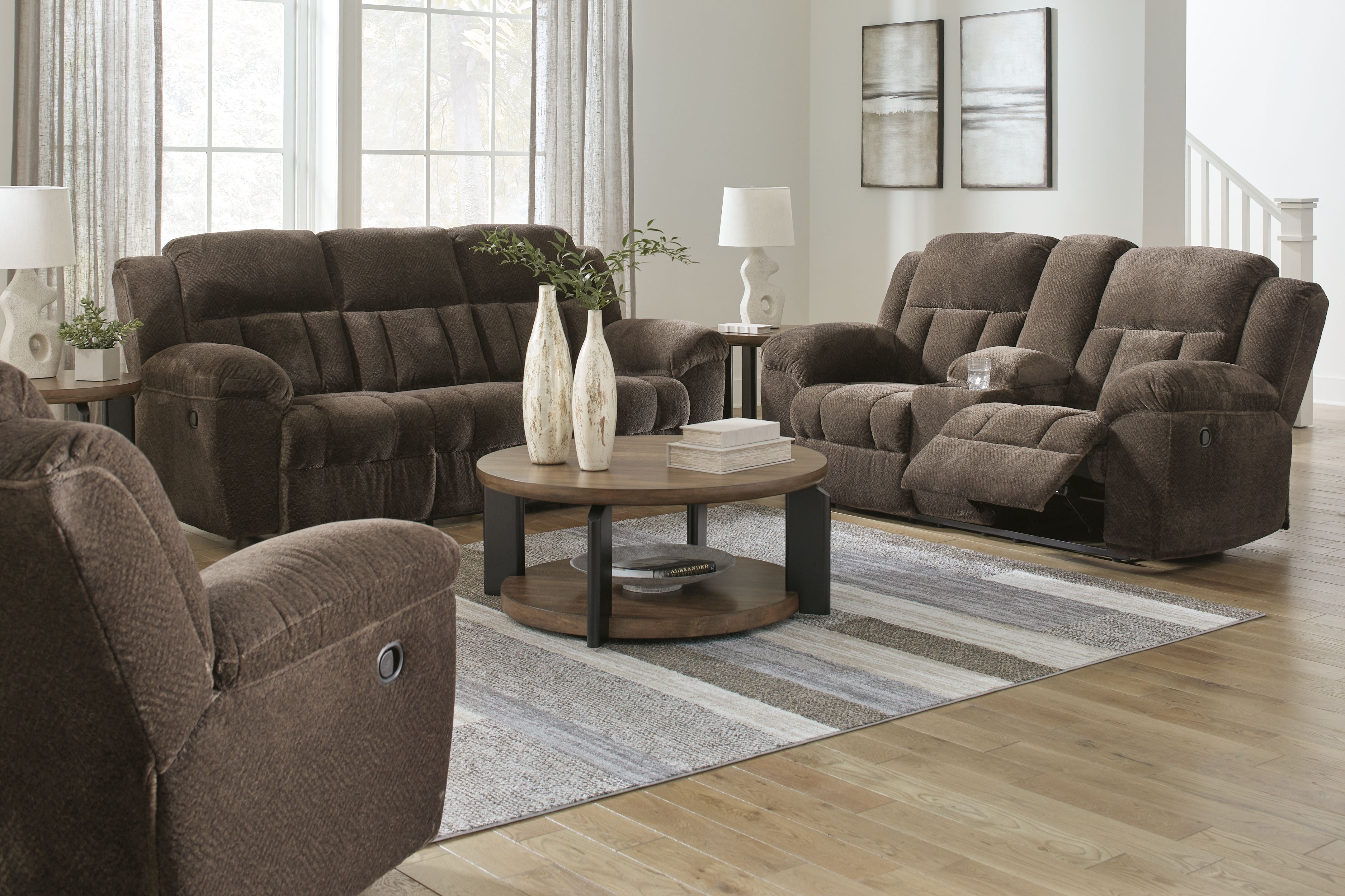 Signature Design by Ashley® Frohn - Reclining Living Room Set | Meri Furniture