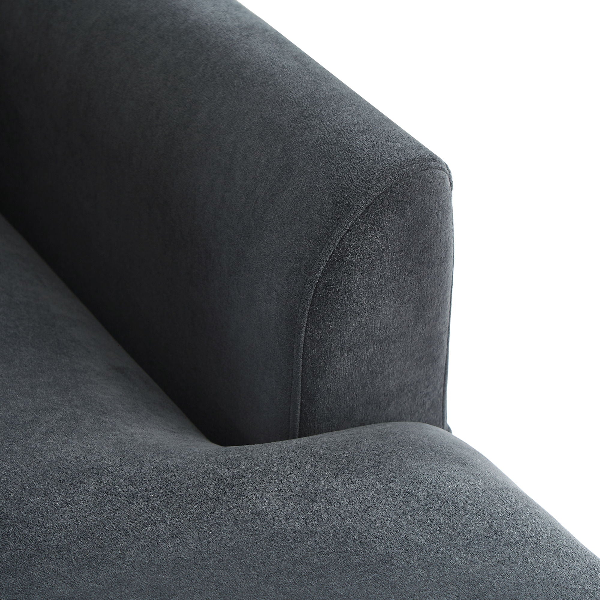 Upholstered L Shaped Sectional Sofa With Storage, Movable Ottoman, And 6 Throw Pillows