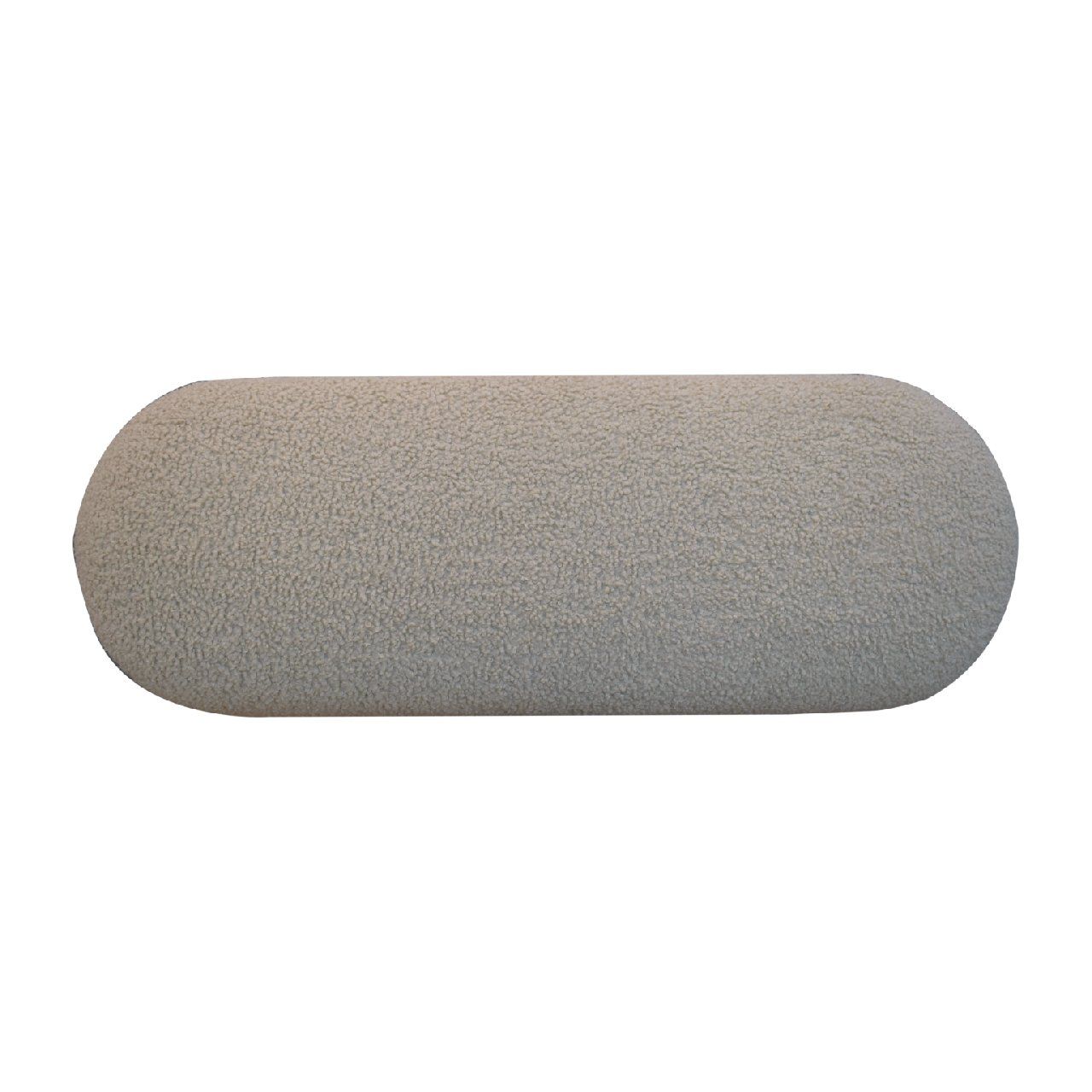 Boucle Hallway Bench - Cream