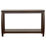 Dixon - Wood Entryway Console Table With Shelf - Cappuccino