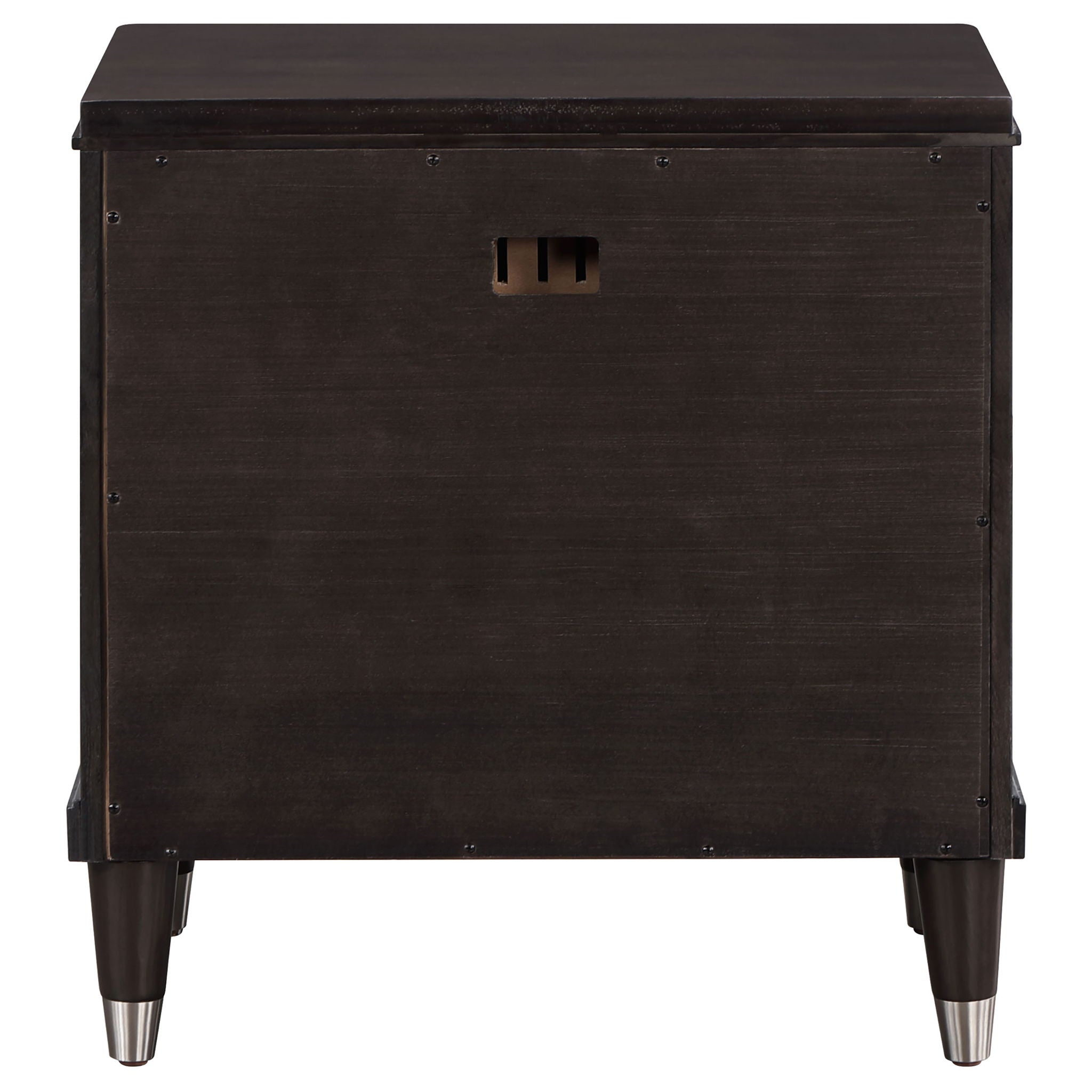 Niguel - 2 Drawer Nightstand With Felt Lined Top Drawer - Brown