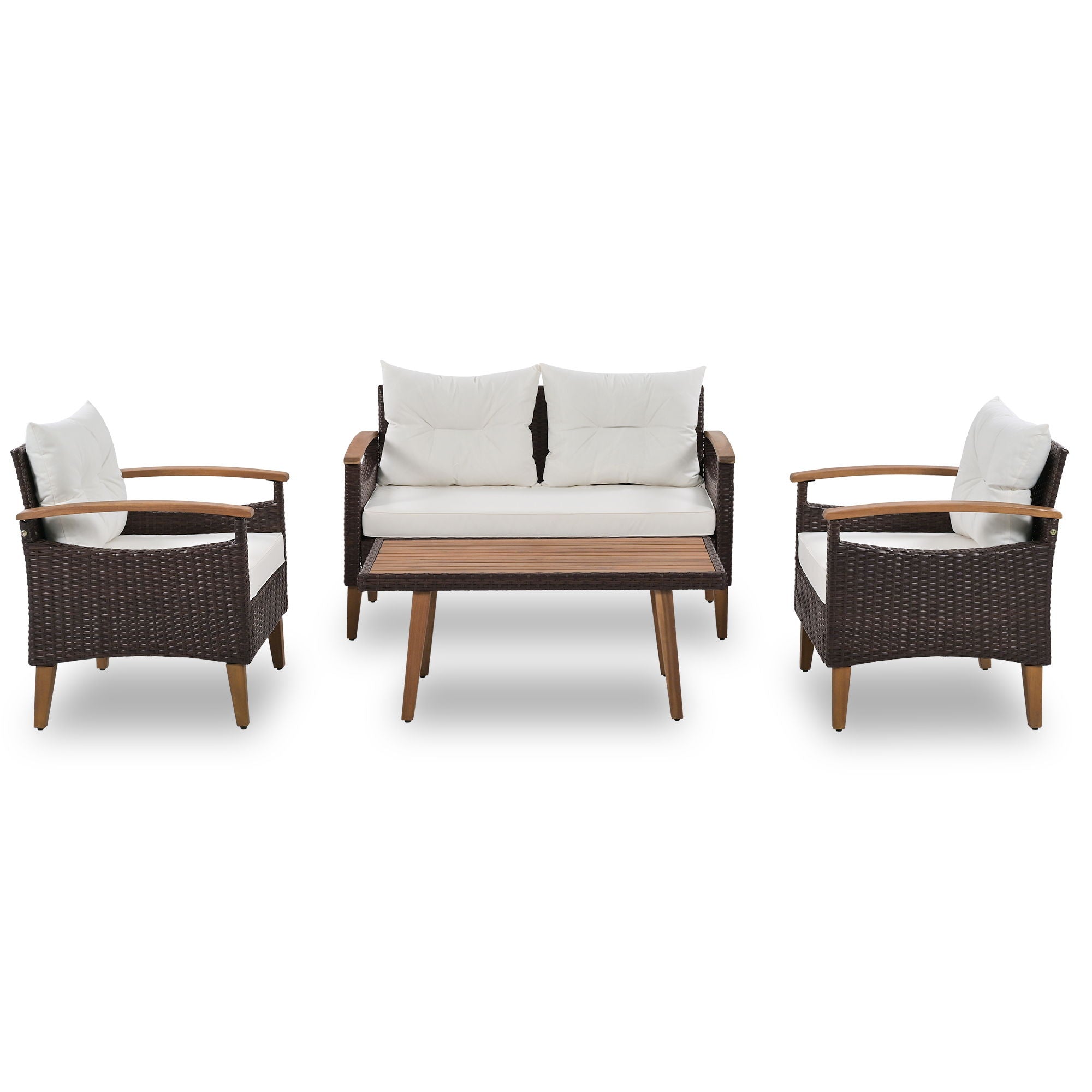 4 Piece Garden Furniture, Patio Seating Set