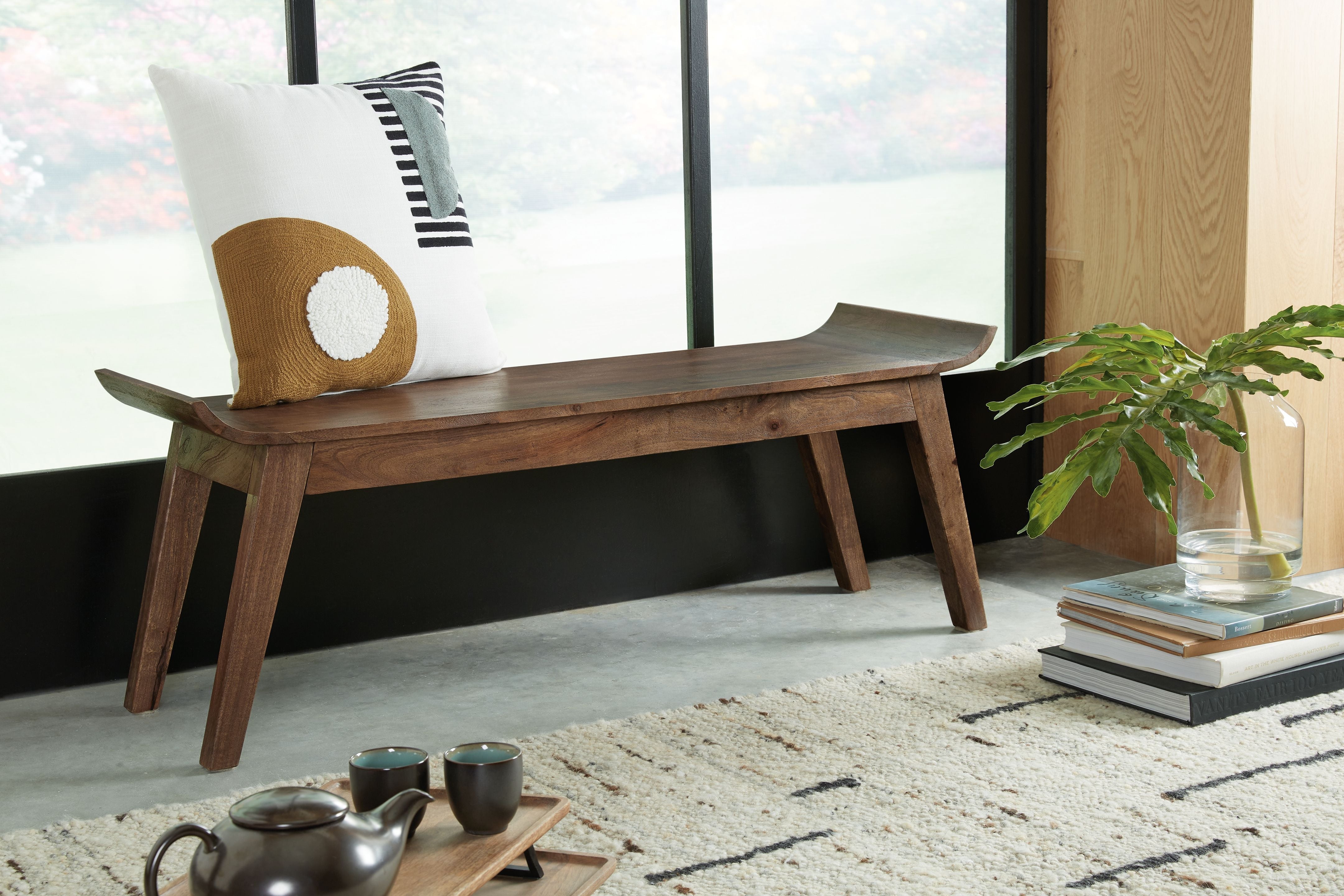 Signature Design by Ashley® Tamish - Medium Brown - Accent Bench | Meri Furniture