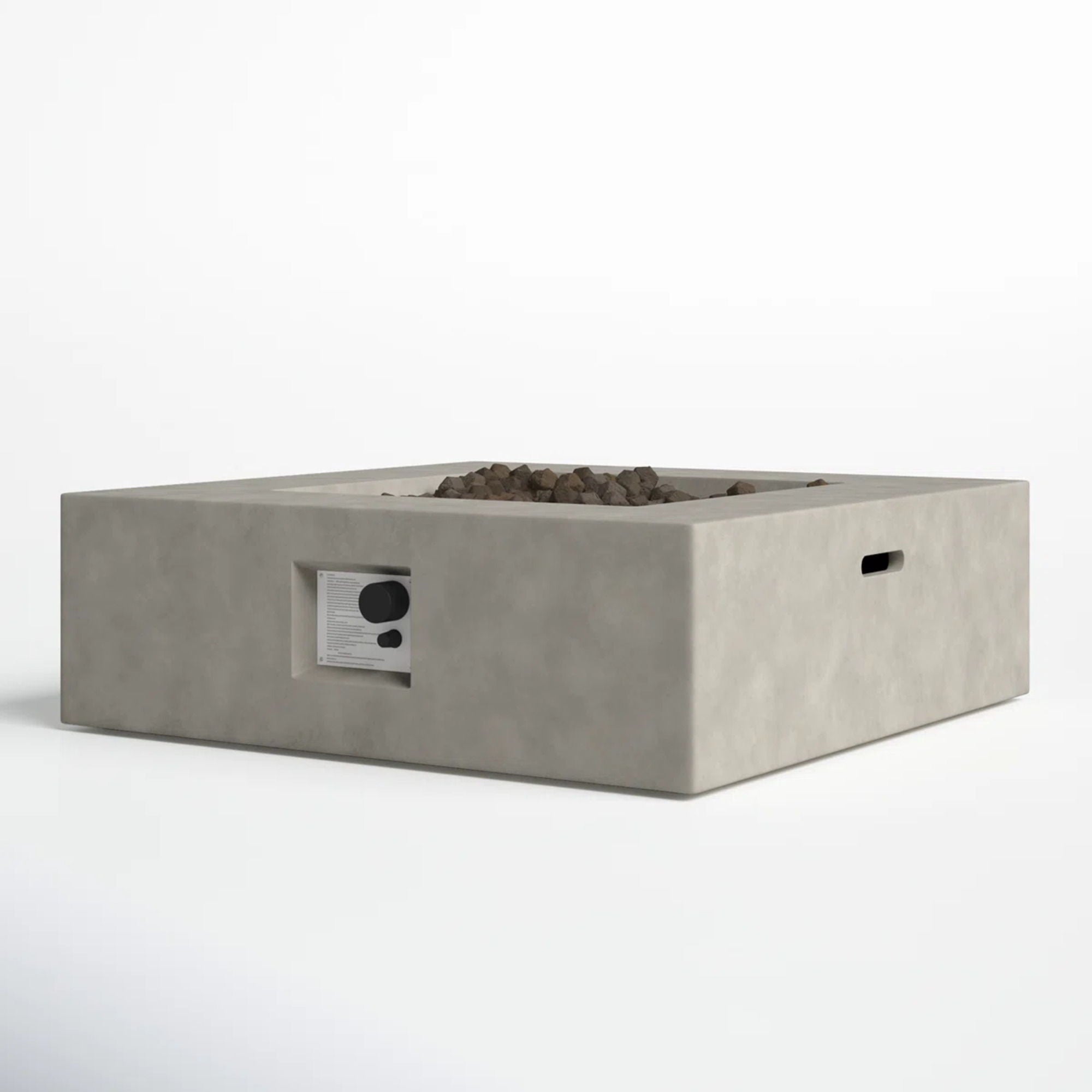 Streamlined Aesthetic Outdoor Fire Pit Table