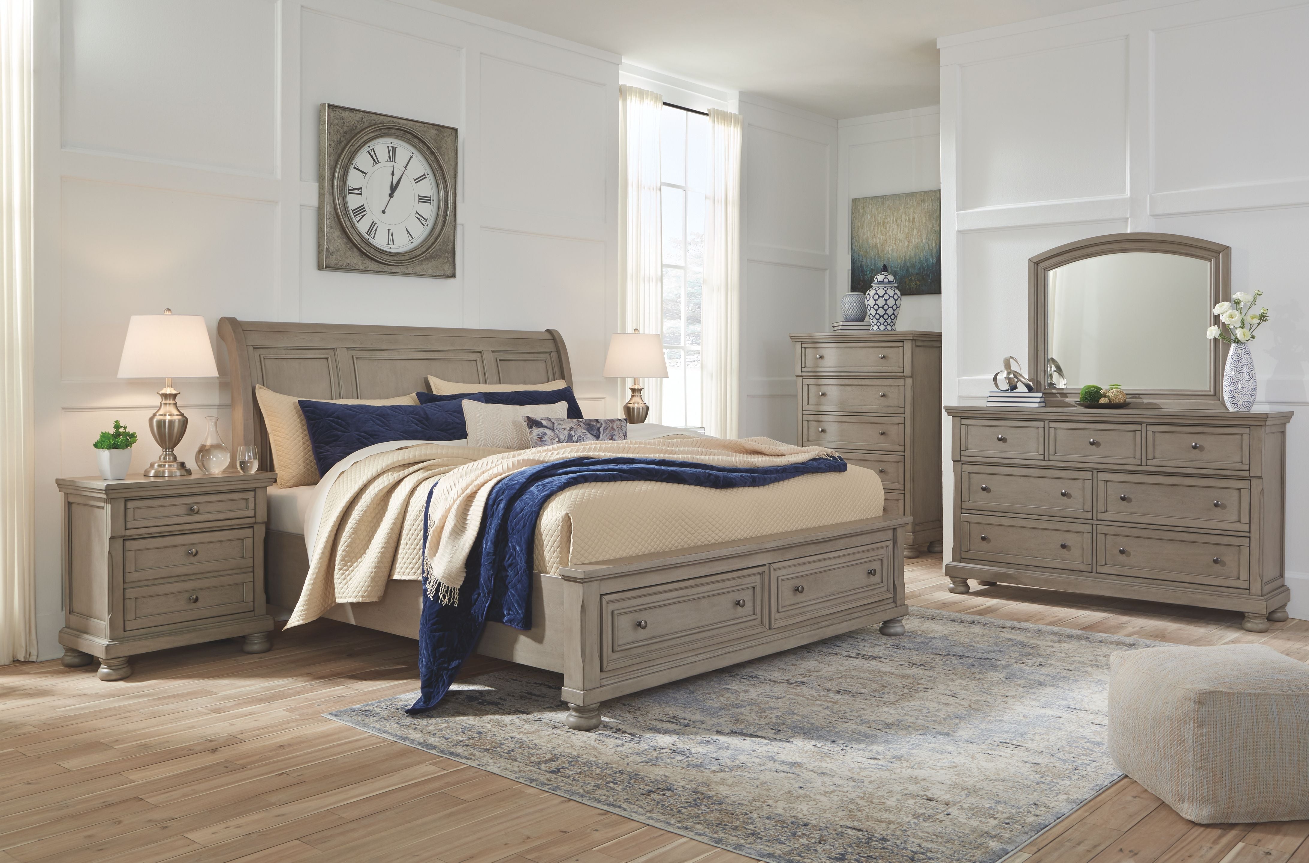 Signature Design by Ashley® Lettner - Sleigh Bedroom Set | Meri Furniture