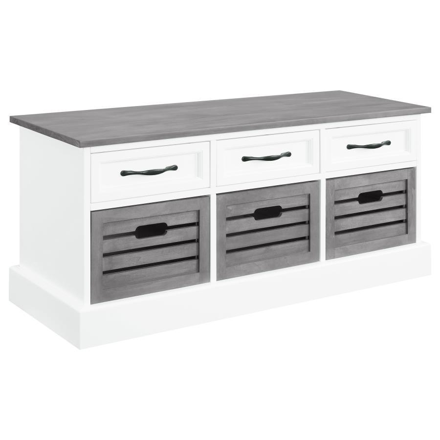 Coaster Fine Furniture Alma - 3-Drawer Storage Bench | Meri Furniture