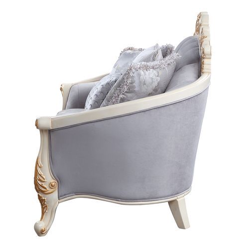 ACME Galelvith - Sofa - Gray Fabric | Meri Furniture