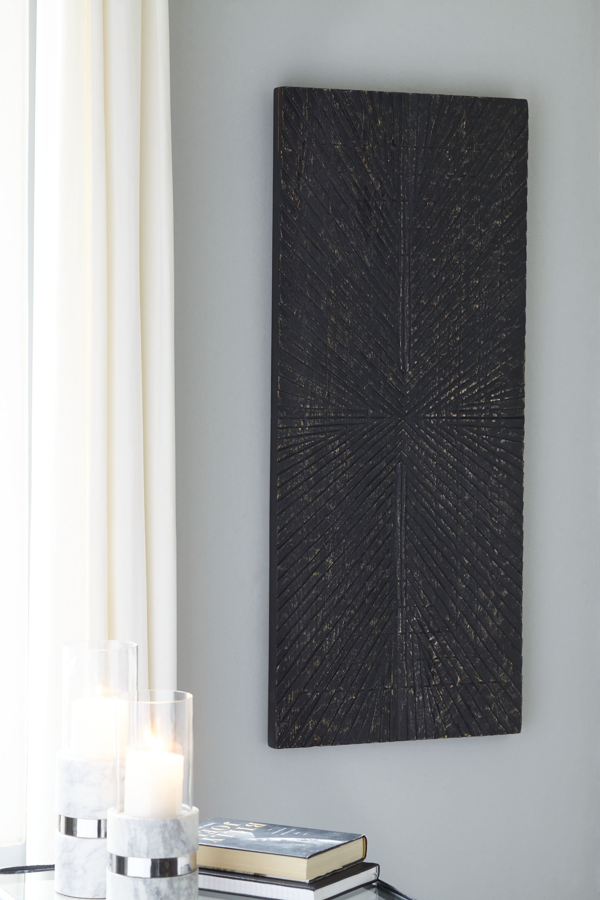 Signature Design by Ashley® Lenora - Antique Black - Wall Decor | Meri Furniture