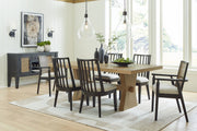 Signature Design by Ashley® Galliden - Rectangular Dining Room Set | Meri Furniture
