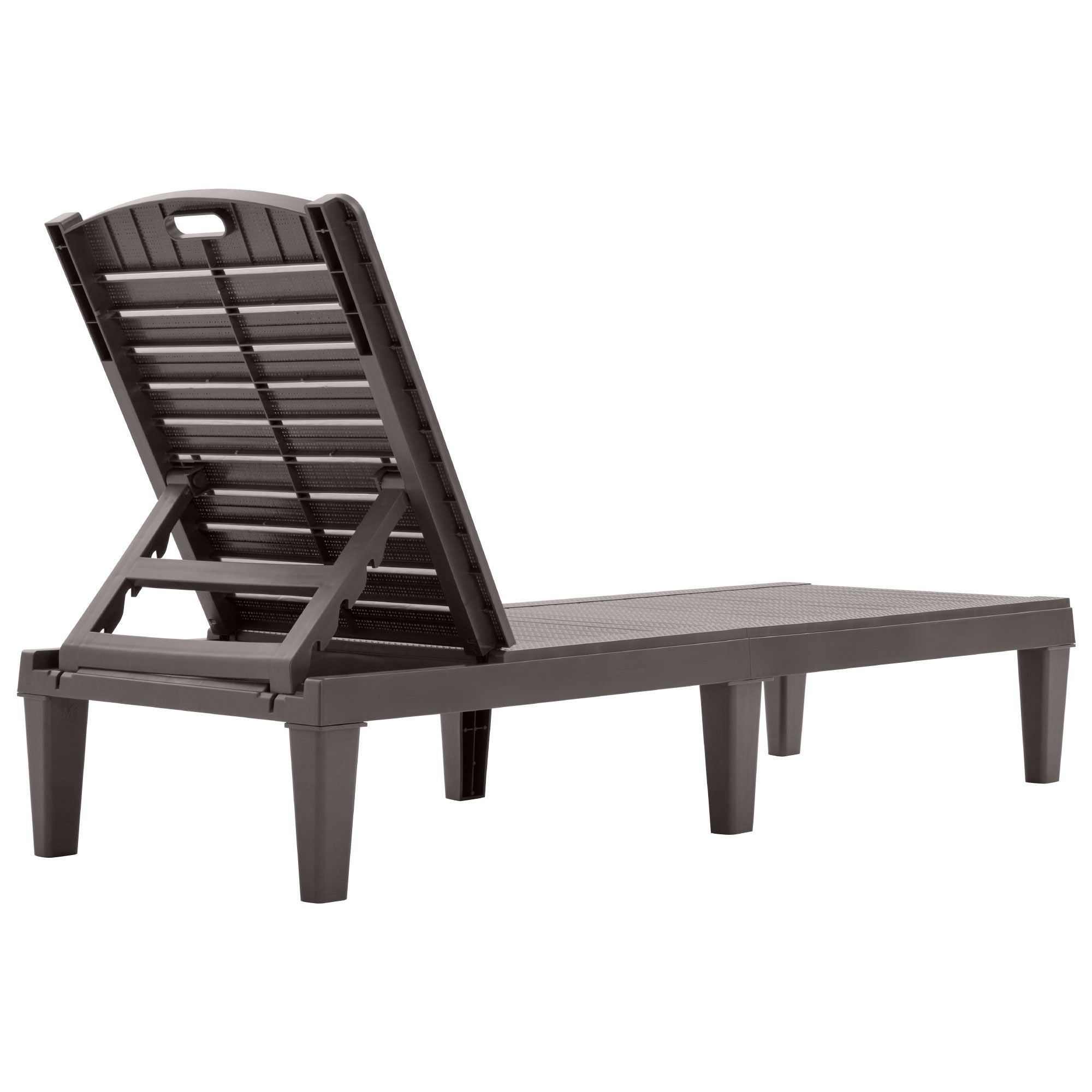 2 Piece Outdoor Chaise Lounges With Adjustable Backrest