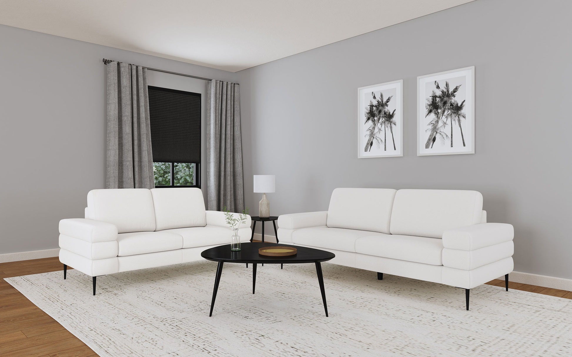 Coaster Fine Furniture Jessel - Chenille Upholstered Sofa Set | Meri Furniture