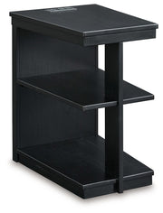 Signature Design by Ashley® Winbardi - Black - Chair Side End Table | Meri Furniture