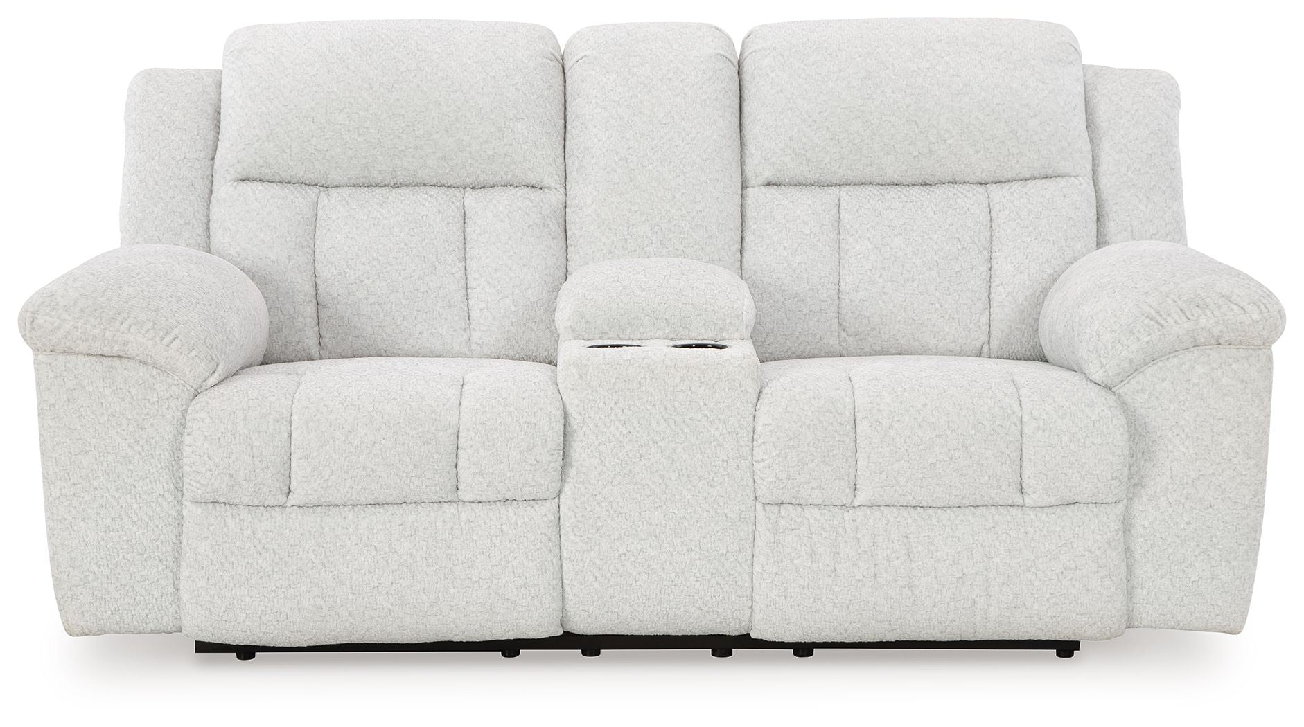 Signature Design by Ashley® Frohn - Dbl Reclining Loveseat With Console | Meri Furniture