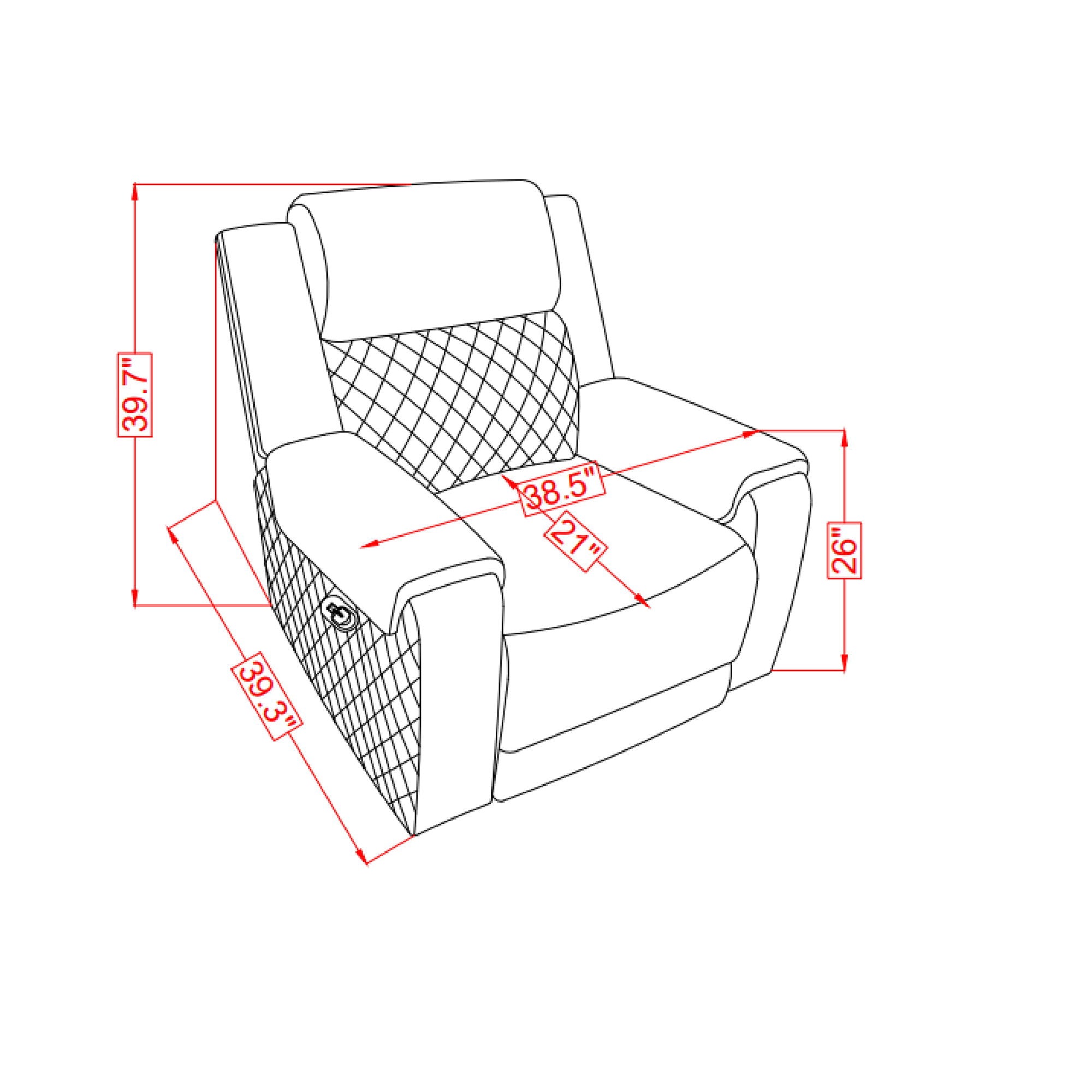 Alicia - Traditional Reclining Set