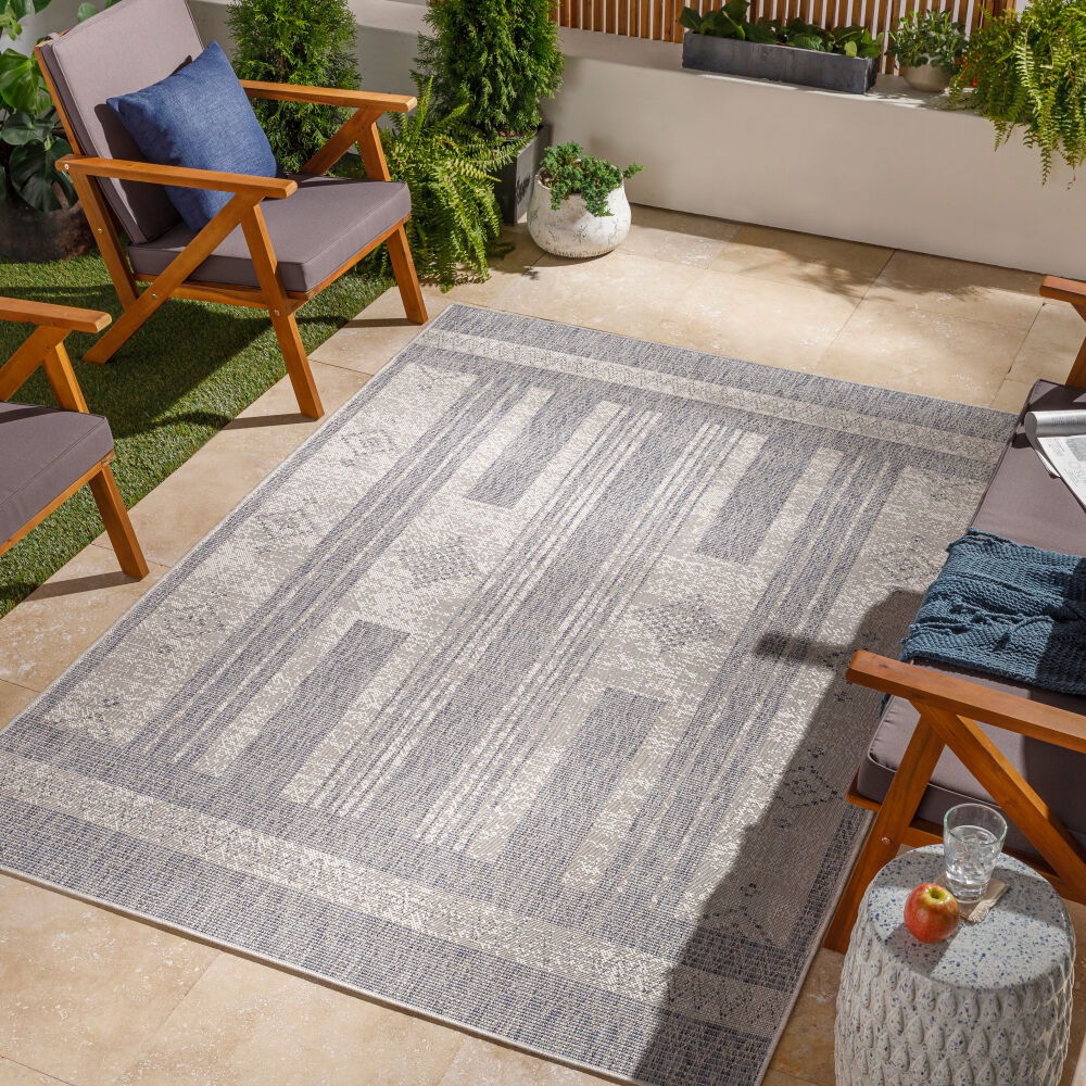 Tuareg Machine Woven Rug