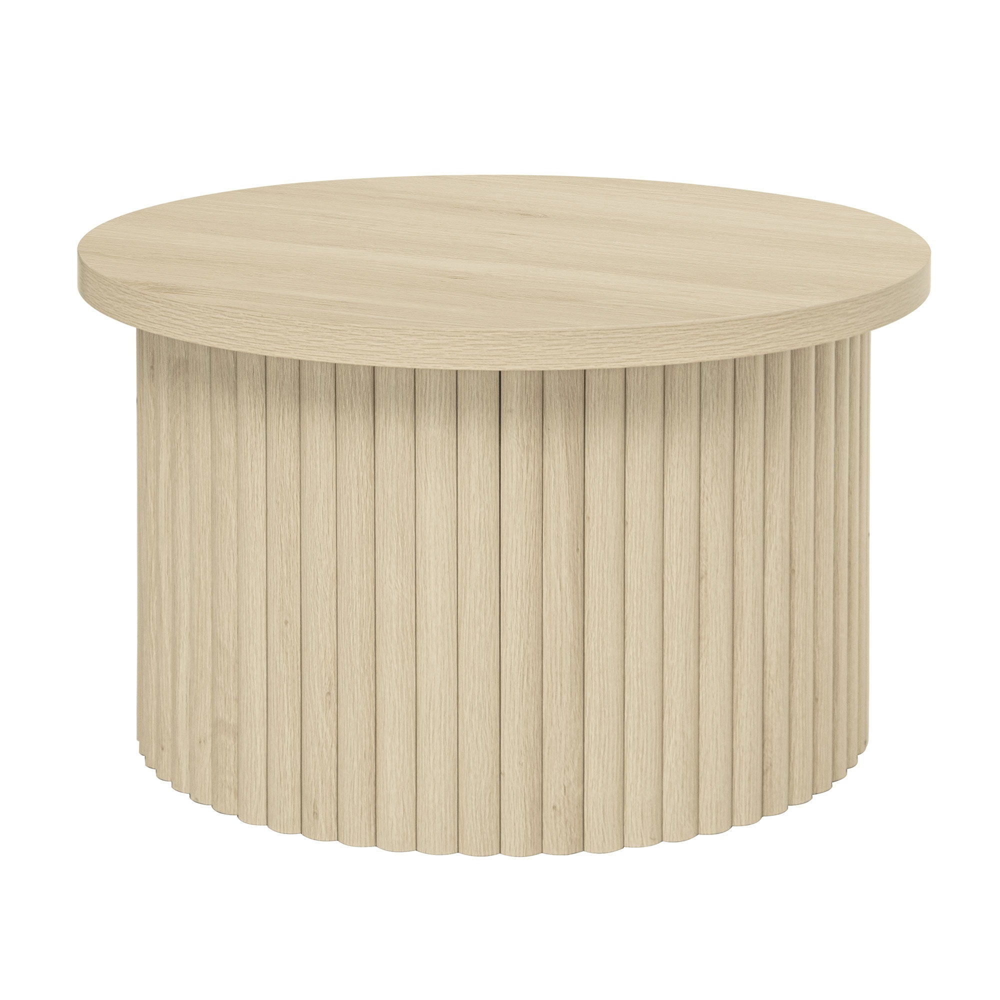 Modern Round Coffee Table And Side Table (Set of 2)