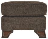 Ashley Furniture Miltonwood - Teak - Ottoman | Meri Furniture