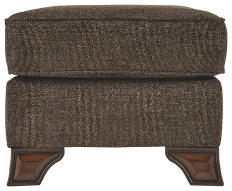 Ashley Furniture Miltonwood - Teak - Ottoman | Meri Furniture