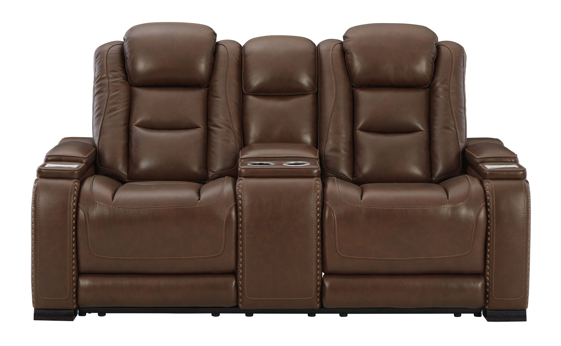 Ashley Furniture The Man-Den - Power Reclining Loveseat | Meri Furniture