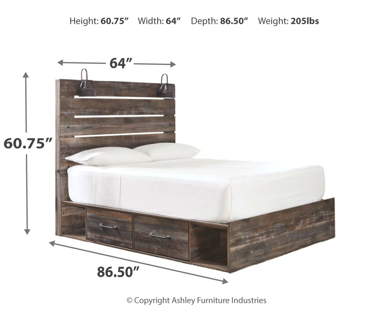 Signature Design by Ashley® Drystan - Panel Bedroom Set | Meri Furniture