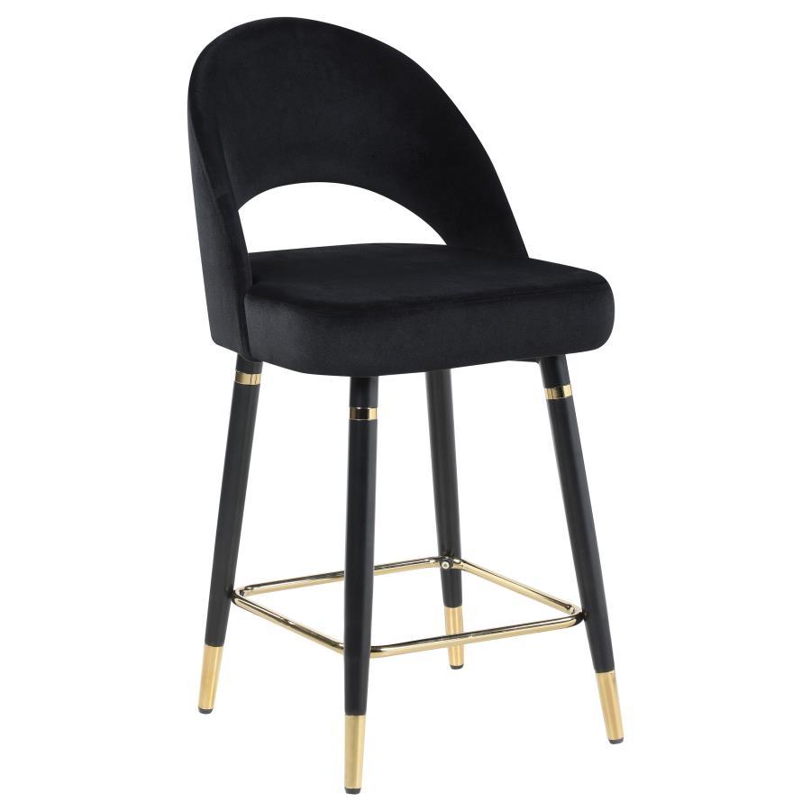 Coaster Fine Furniture Lindsey - Velvet Upholstered Counter Chair (Set of 2) | Meri Furniture