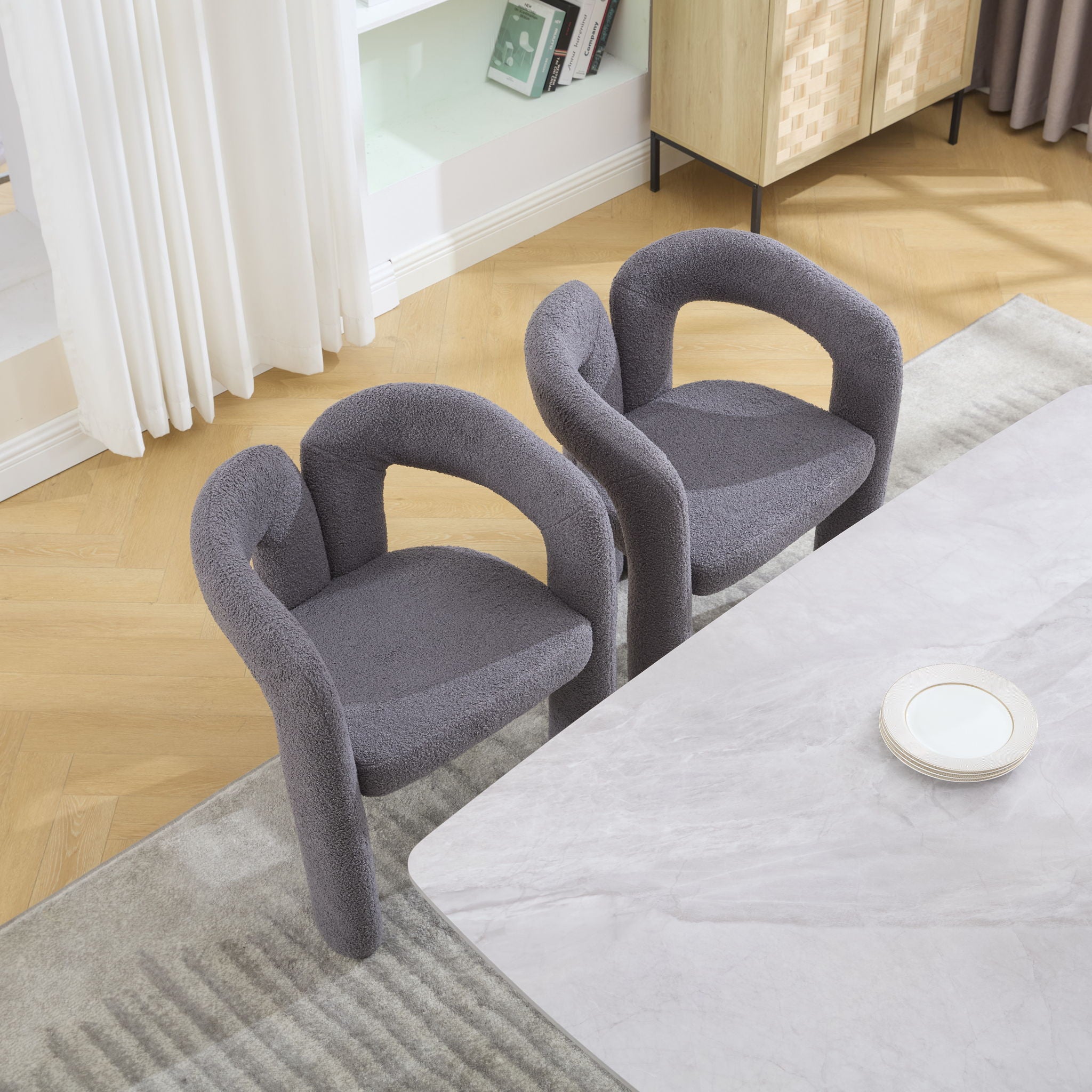 Coolmore Contemporary Designed Accent / Dining Chair With Armrests