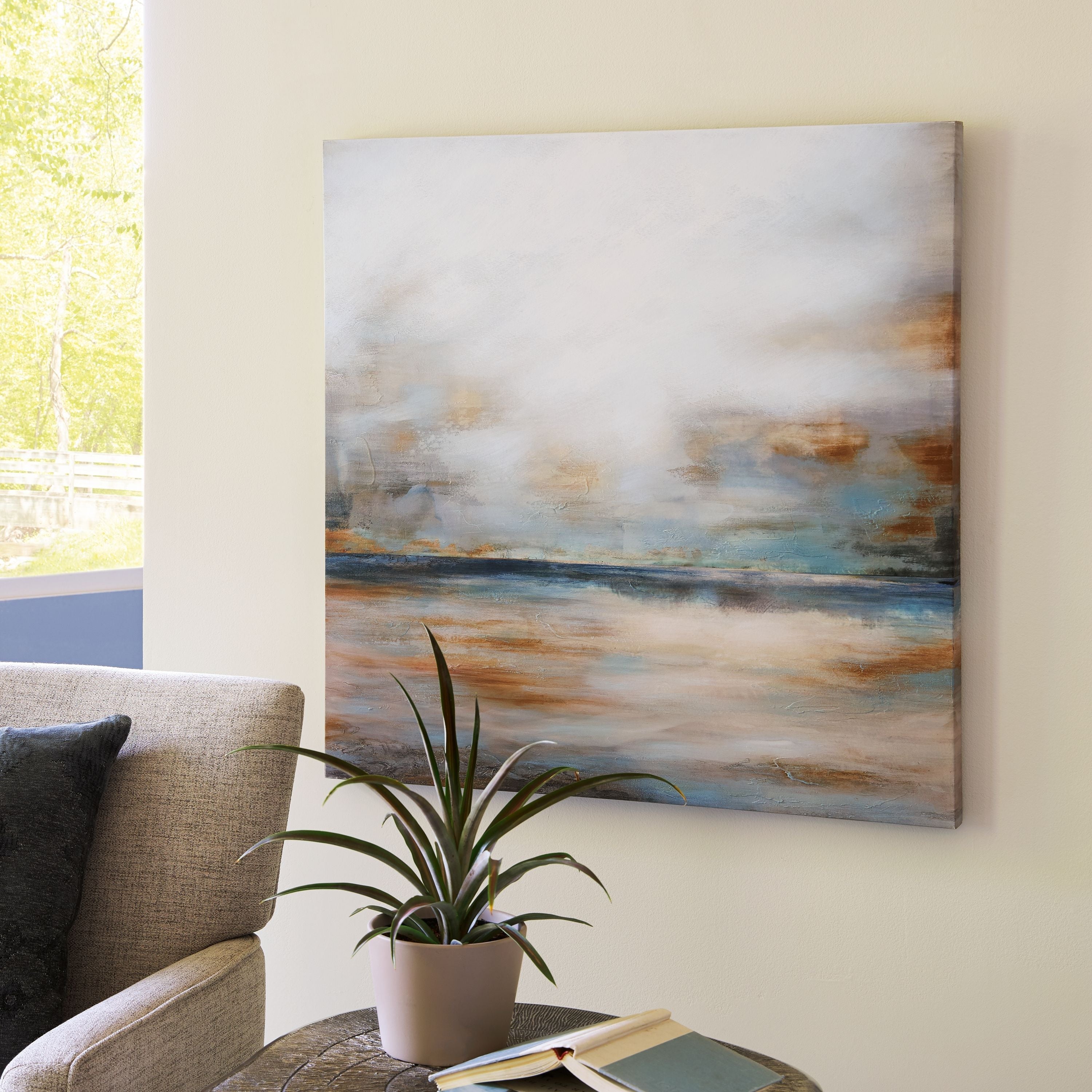 Signature Design by Ashley® Weatheridge - Grey / Gold - Wall Art | Meri Furniture