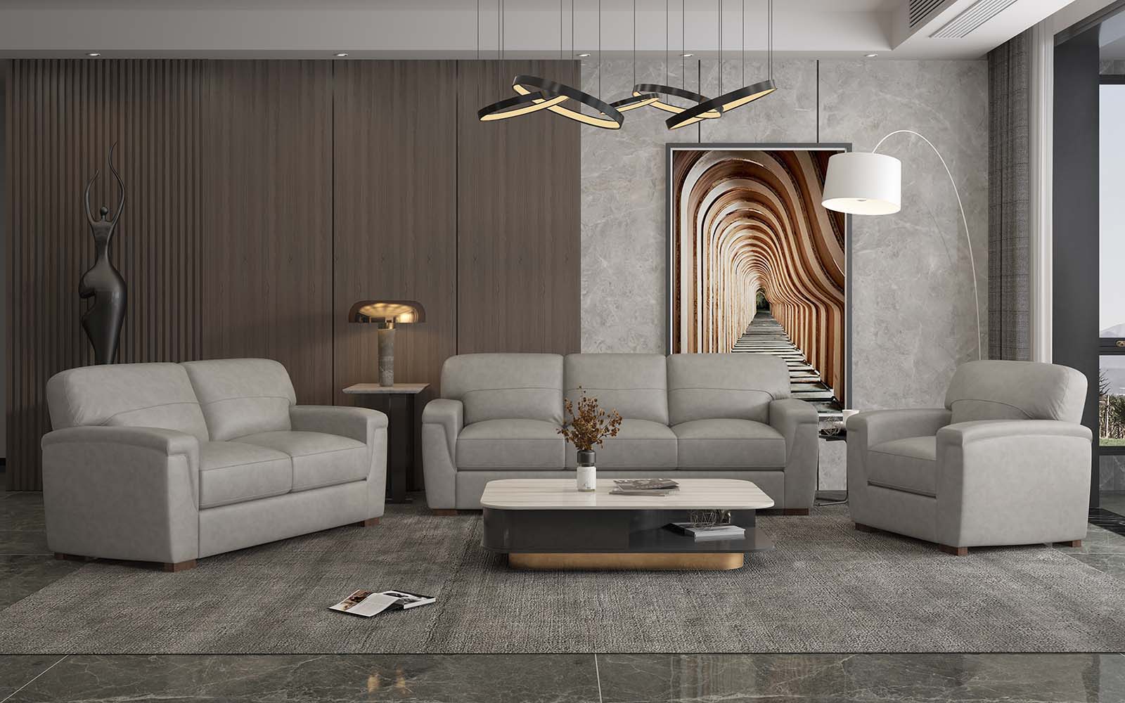 ACME Cornelia - Loveseat - Beige Leather | Meri Furniture