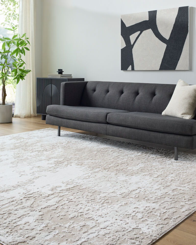 Siyah Machine Woven Rug