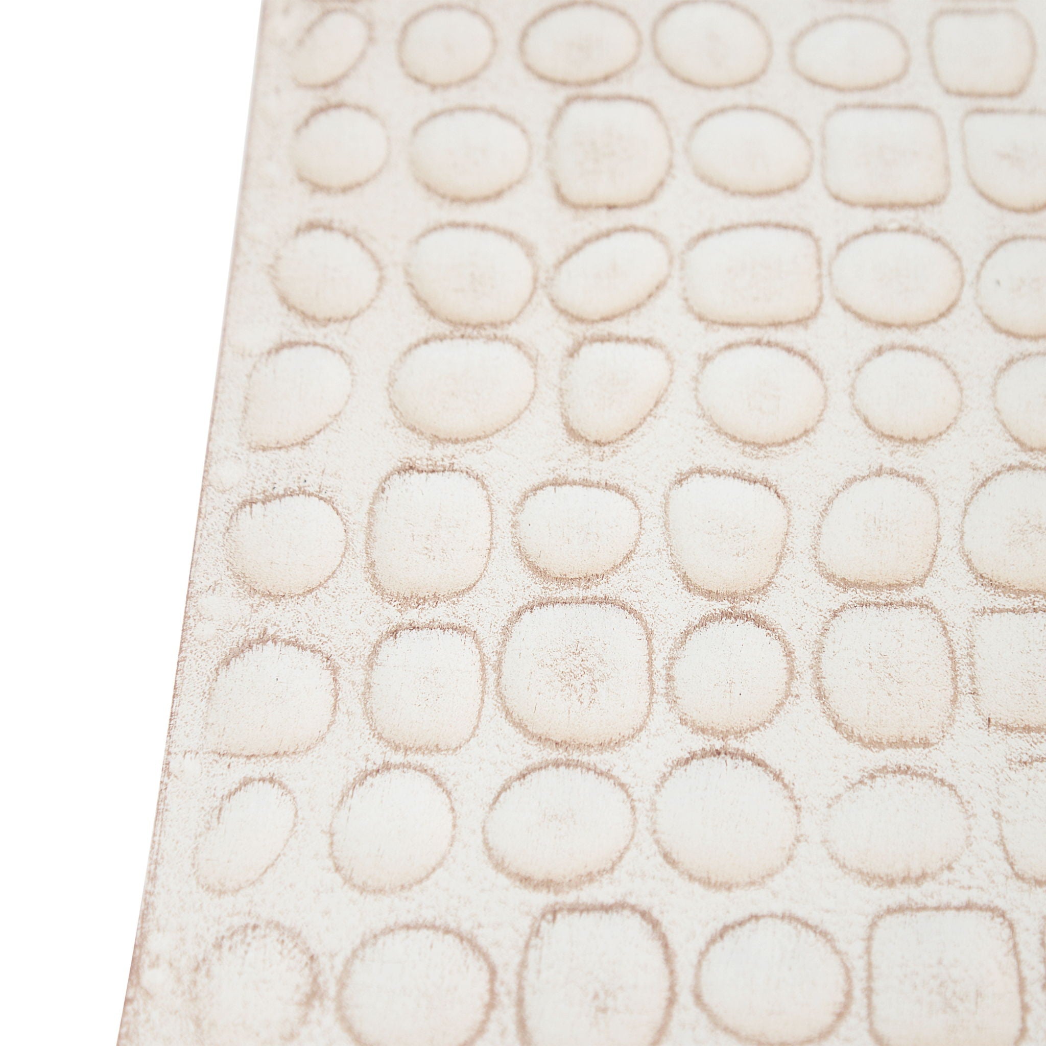 Chic Modern Mgo Cube Side Table With Fluted Design - Antique Brown