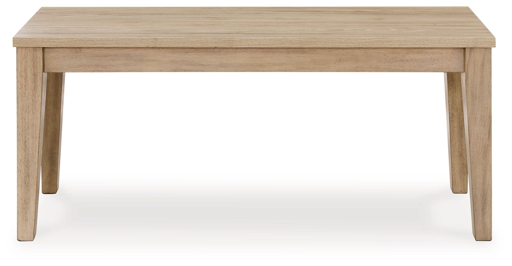 Signature Design by Ashley® Gleanville - Light Brown - Large Dining Room Bench | Meri Furniture