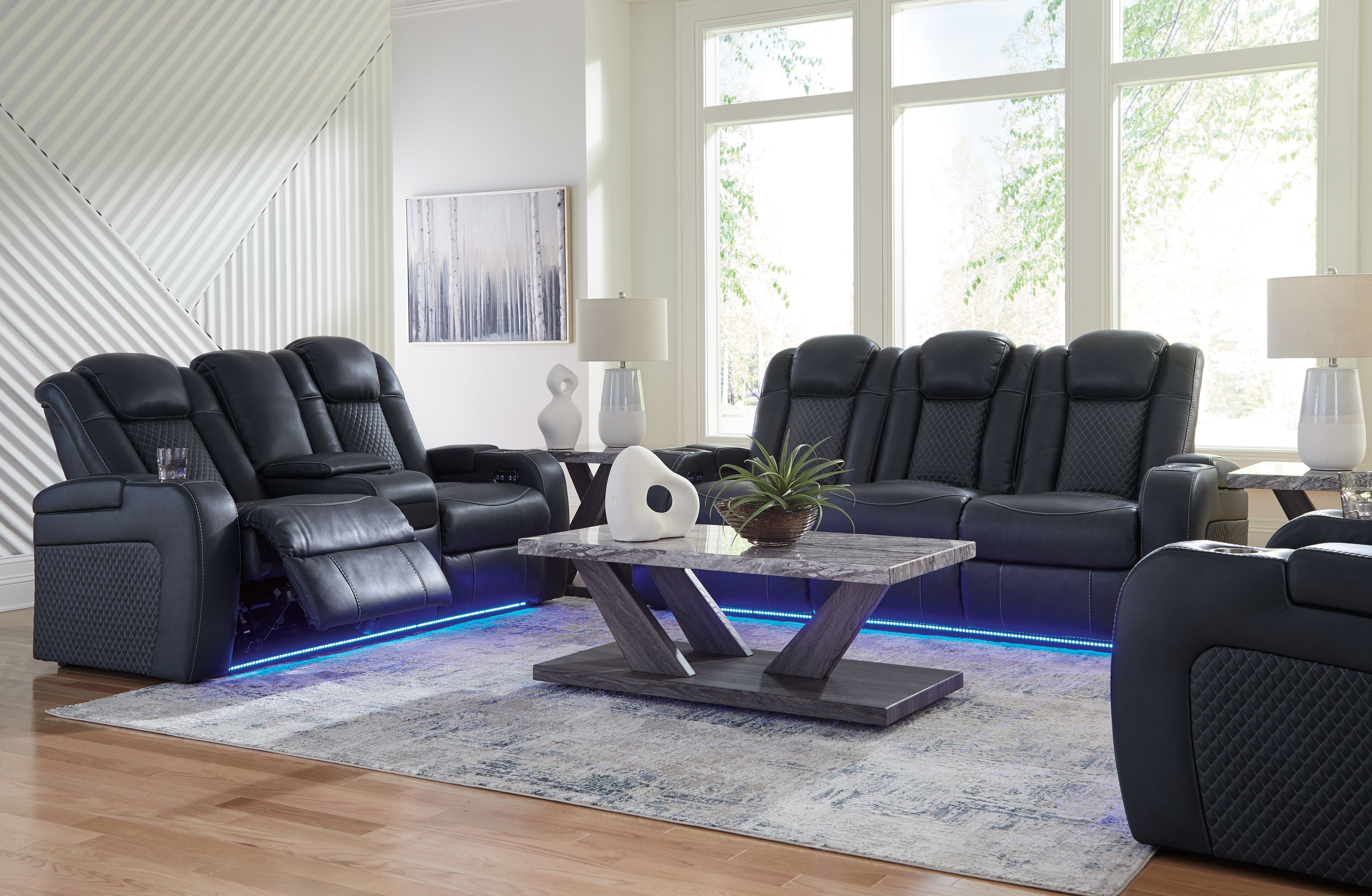 Signature Design by Ashley® Fyne-dyme - Reclining Living Room Set | Meri Furniture