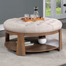 Furniture of America Guis - Round Coffee Table | Meri Furniture
