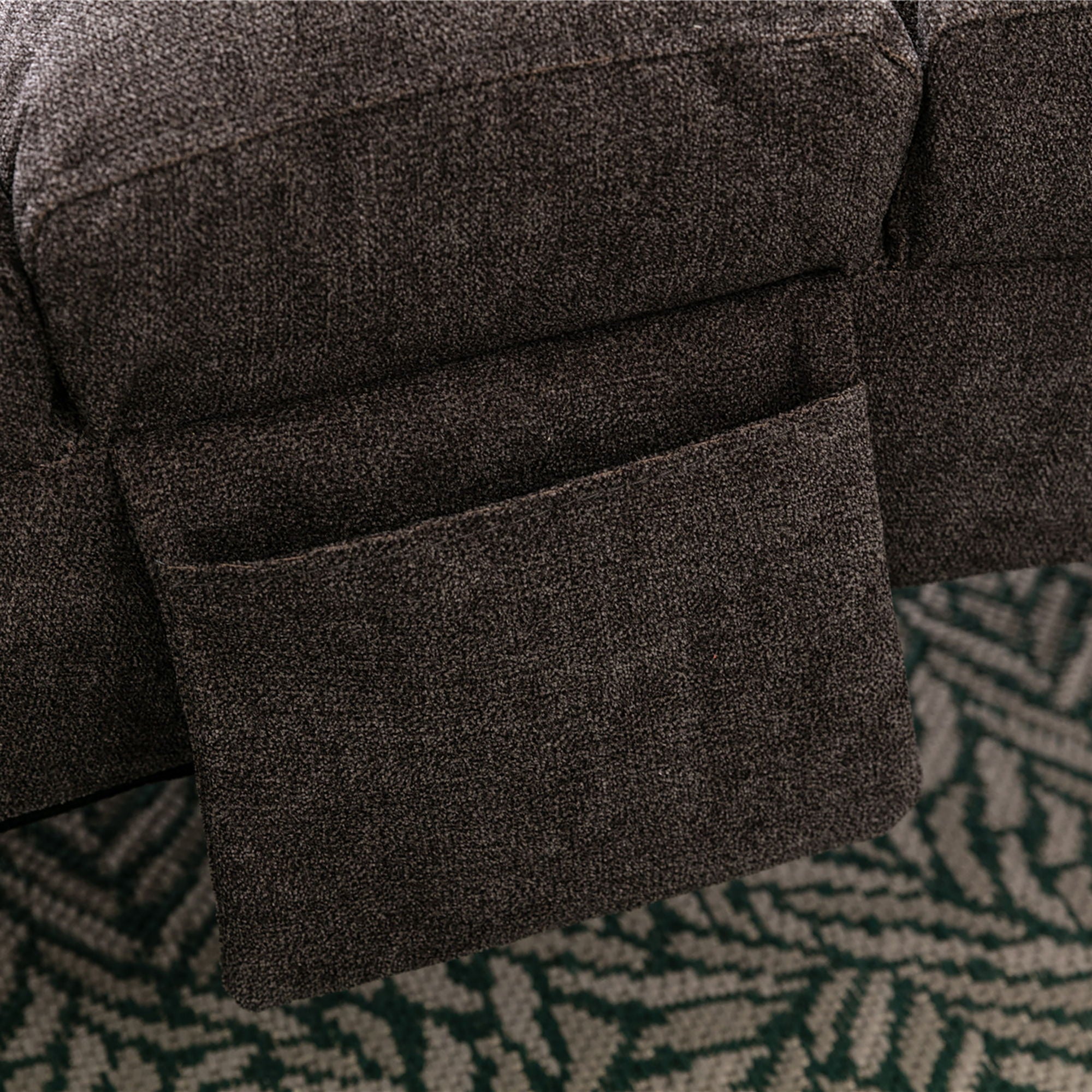 Massage Chaise Lounge Indoor With Remote Control, Ergonomic Electric Massage Lounger