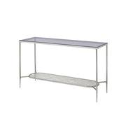 ACME Adelrik - Accent Table - Glass & Chrome Finish | Meri Furniture