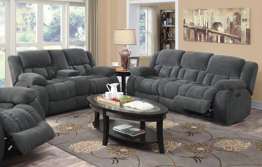 Coaster Fine Furniture Weissman - Upholstered Reclining Sofa Set | Meri Furniture