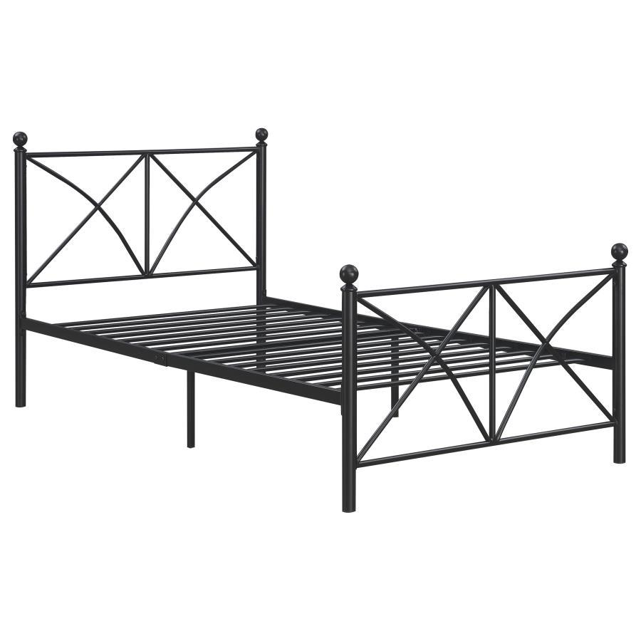 Coaster Fine Furniture Hart - Metal Open Frame Bed | Meri Furniture