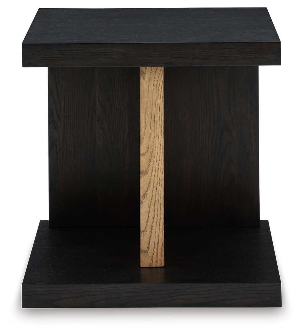 Signature Design by Ashley® Kocomore - Brown / Natural - Chair Side End Table | Meri Furniture