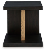 Signature Design by Ashley® Kocomore - Brown / Natural - Chair Side End Table | Meri Furniture