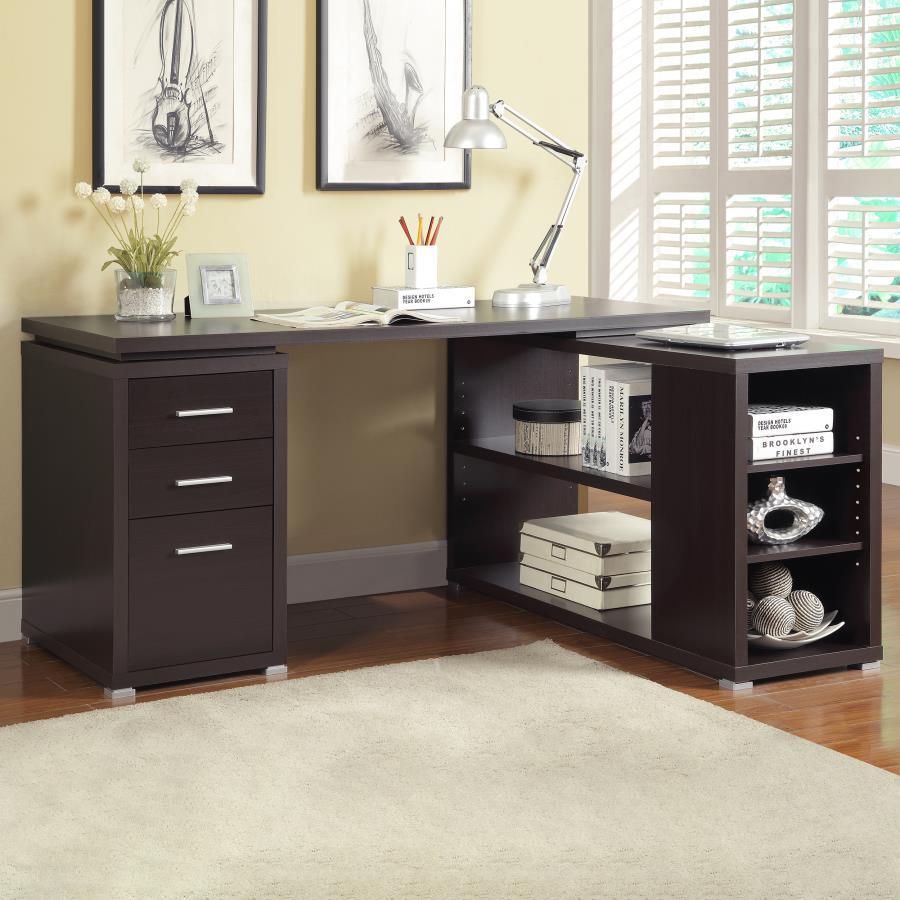 Coaster Fine Furniture Yvette - 3-Drawer L-Shape Computer Desk | Meri Furniture