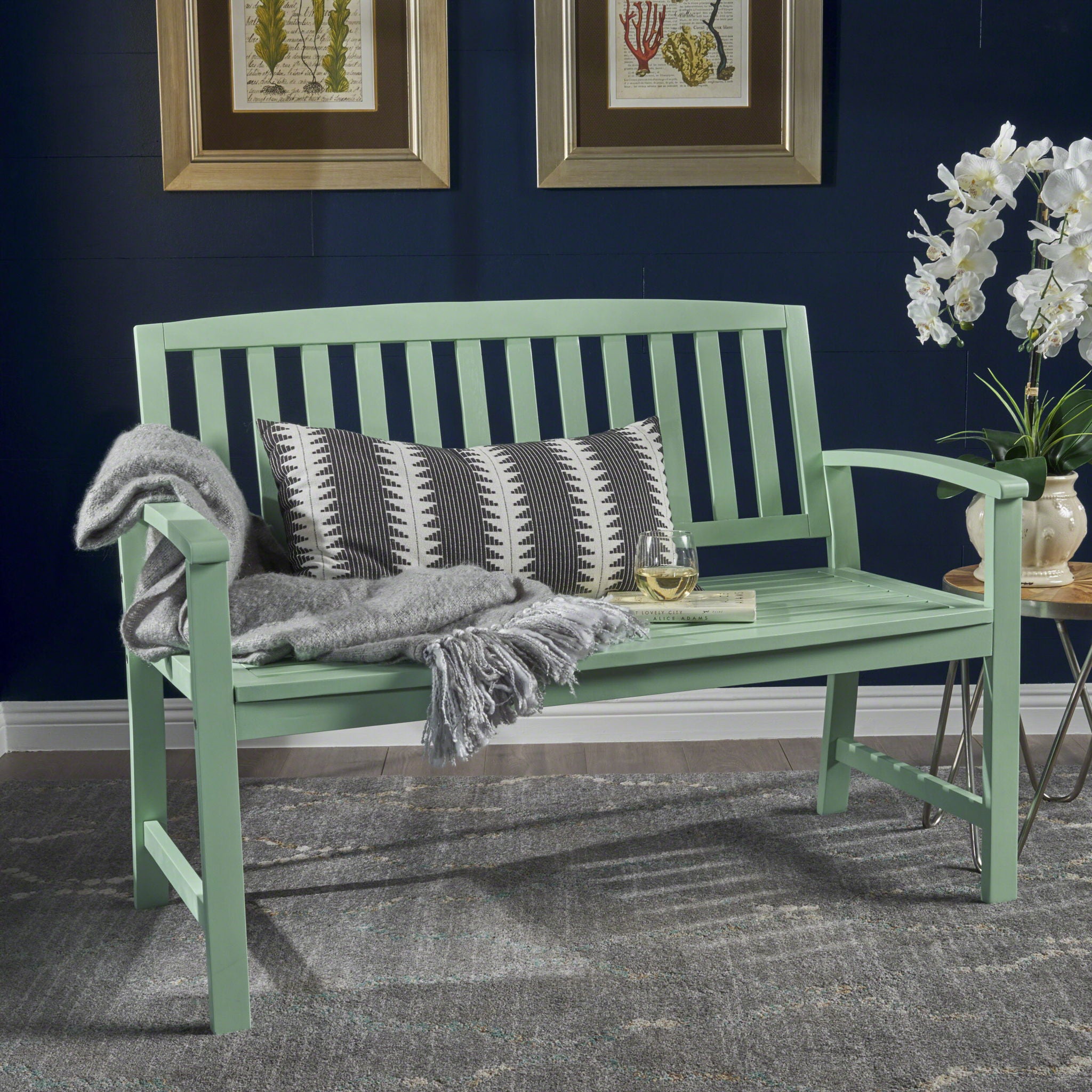 Farmhouse Style Loja Bench Indoor / Outdoor