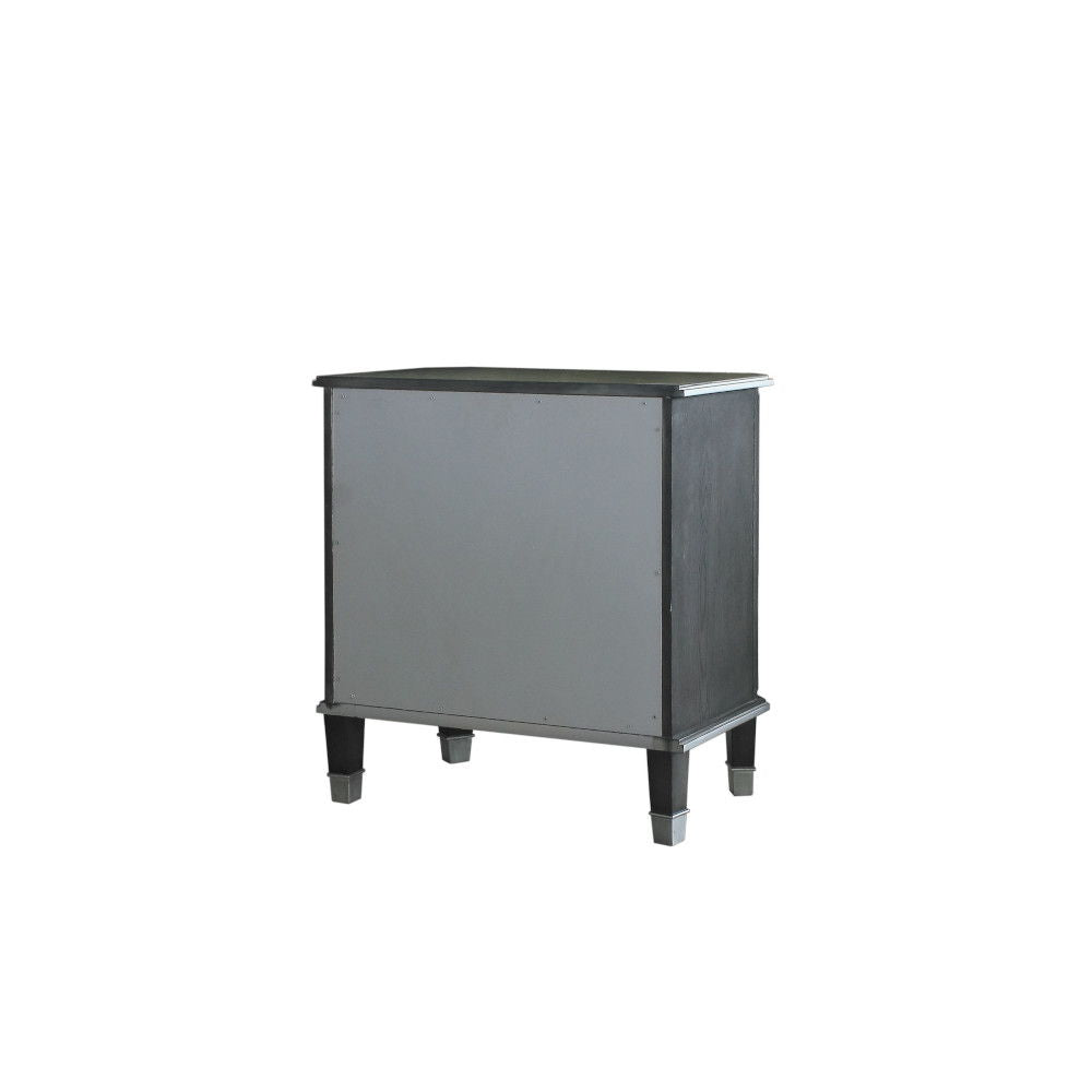 House Beatrice - Nightstand - Charcoal & Light Gray